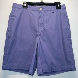 Vineyard Vine Whale Prep Links Short Mens 9" Inseam 100% Cotton Sz 33 Blue EUC